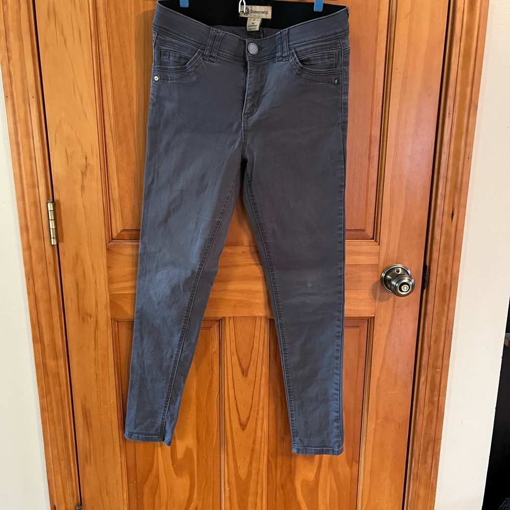 Democracy Gray Skinny Jeans